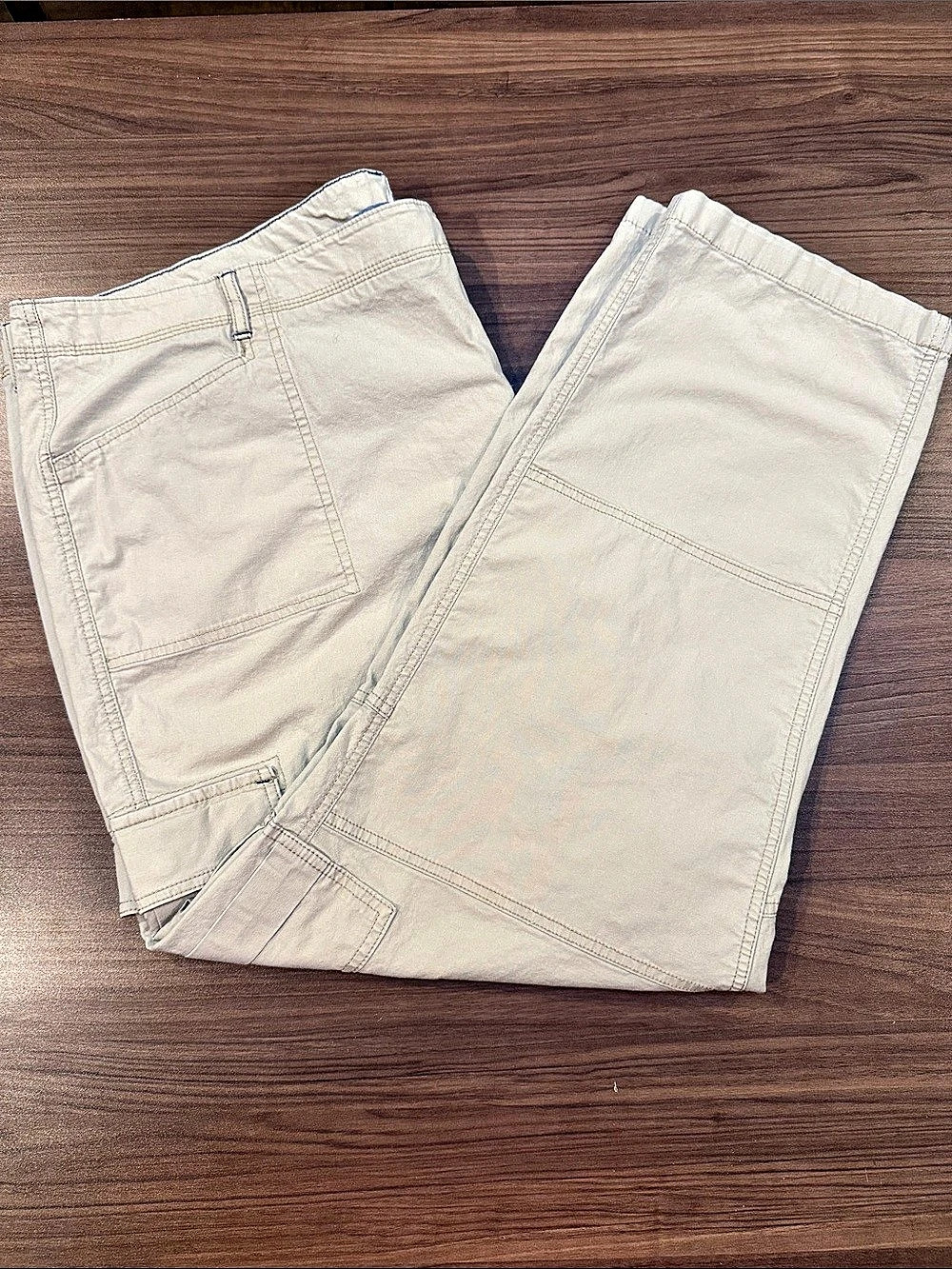 L.L.Bean Favorite Fit Cargo Pants Beige Waist 26W